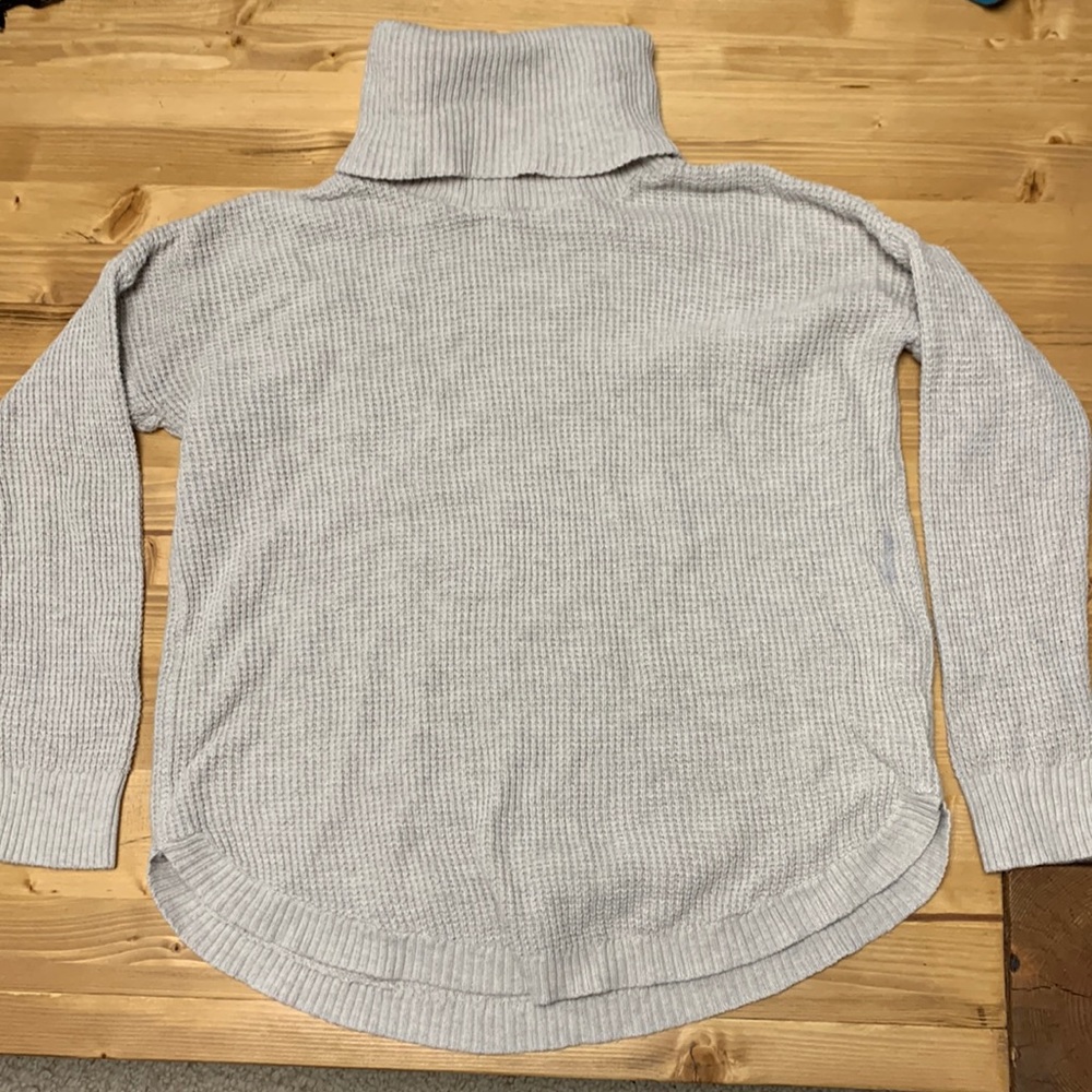 Cream Turtleneck Sweater